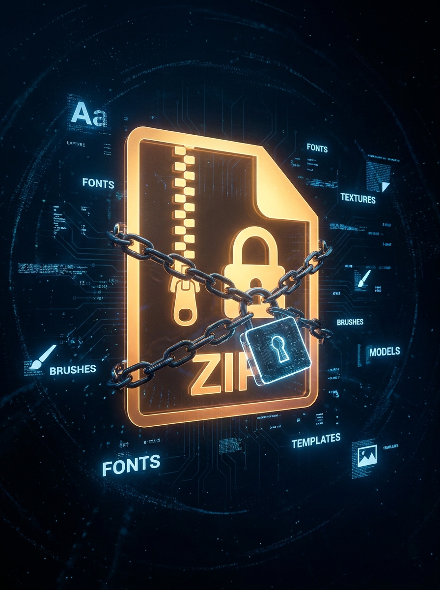 Unopened ZIP File