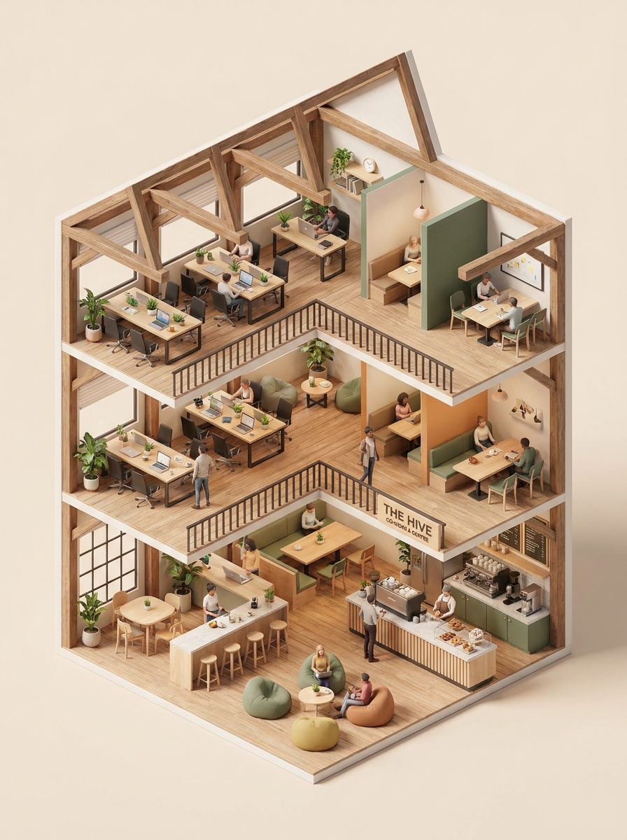 3D Isometric Rooms